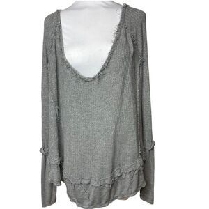 Free People Women's Laguna basic t-shirt gray see description XS